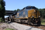 CSX 936 & 911 lead a coal train under I-95